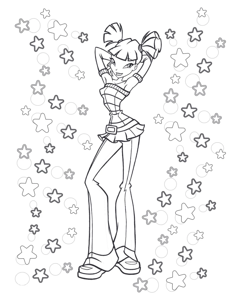 Winx Club. Вместе навсегда! Большая раскраска