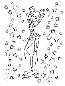 Winx Club. Вместе навсегда! Большая раскраска