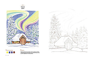 Cozy Landscapes. Northern Europe. Coloring Book