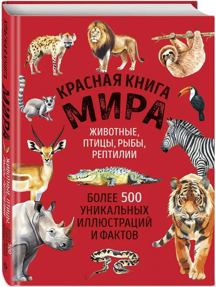 Czerwona księga świata. Duży format. Ponad 500 unikalnych ilustracji i faktów