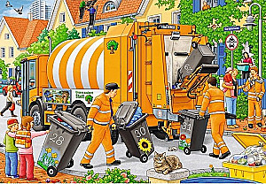 Puzzle - Garbage Disposal, 2x24 pcs