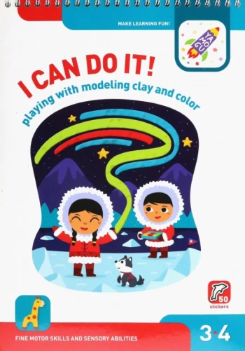 I Can Do It! Playing with Modelling Clay and Colour. I can model and draw! Pictures from plasticine