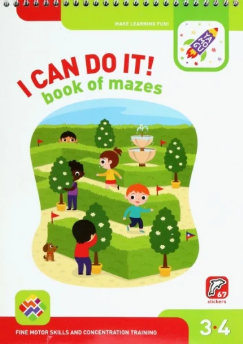 I Can Do It! Book of Mazes. I can pass through mazes!