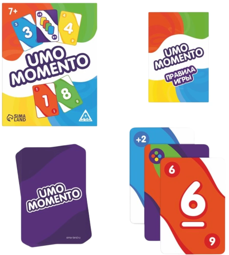 Board game - Uno momento, 108 cards