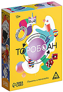 Board game "Toroboan", 80 cards, 10+