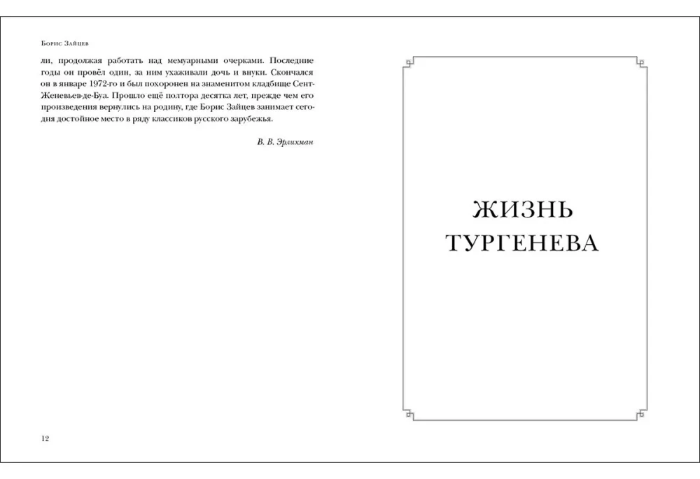 Das Leben von Turgenev. Zhukovsky. Tschechow