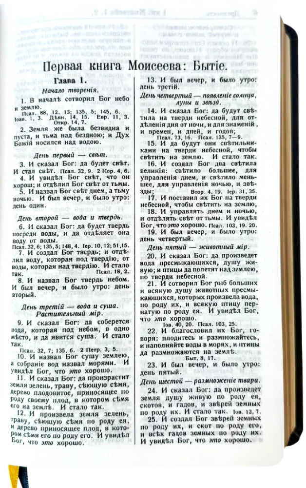 Die Bibel von Götze in mittlerer Form