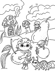 Flower Country. A Coloring Book for Creative Relaxation.