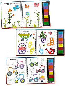 Developing Finger Painting. Farm