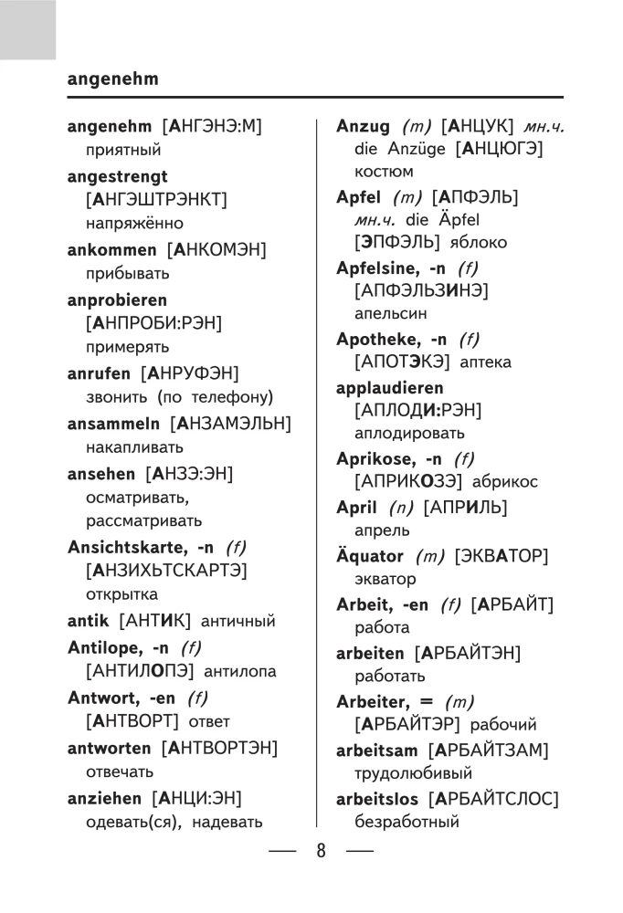 German-Russian Russian-German Dictionary