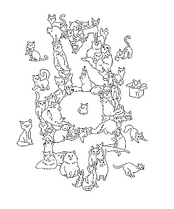 Find and Color. Puzzle Coloring Book for the Smart and Observant.