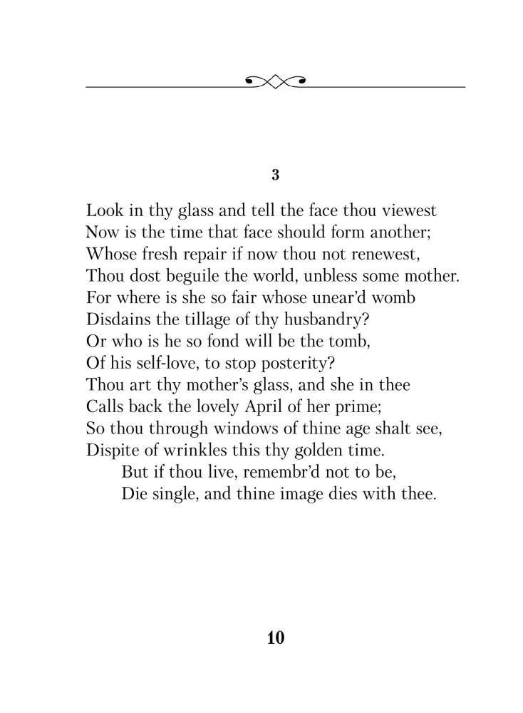 Oh, beauty is even more splendid... Sonnets