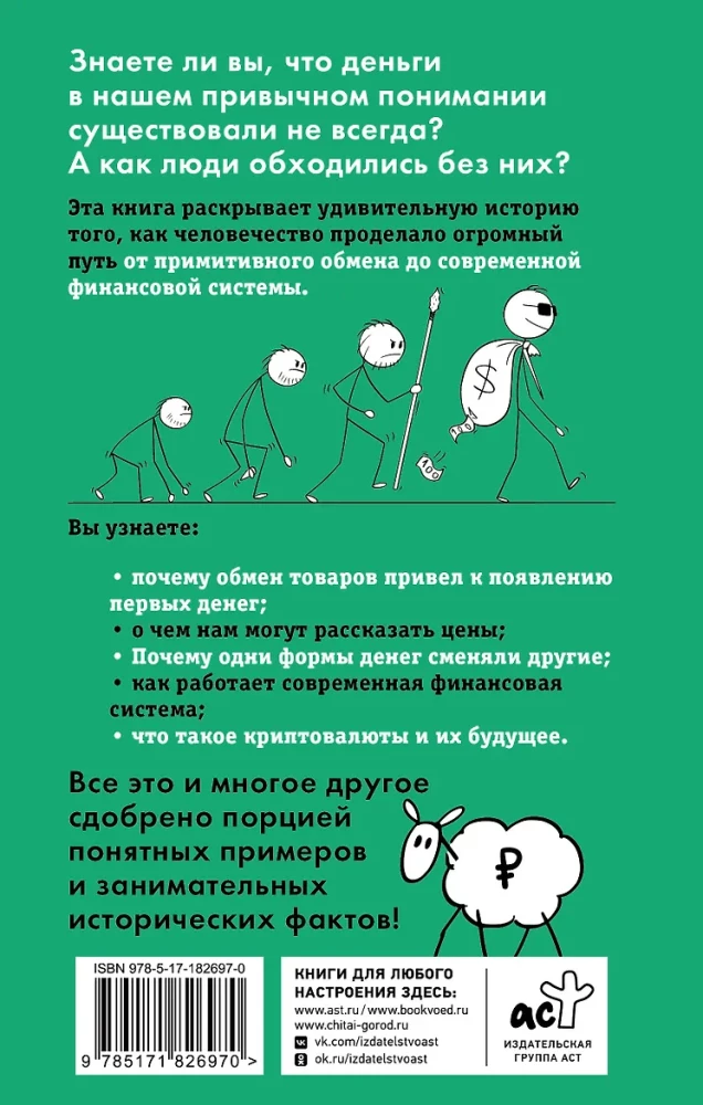Что такое деньги? От овец до биткоинов