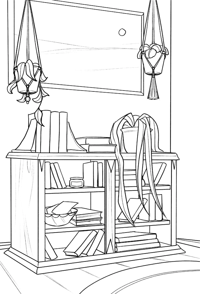 Book Therapy. A Coloring Book for Everyone Who Lives with Books