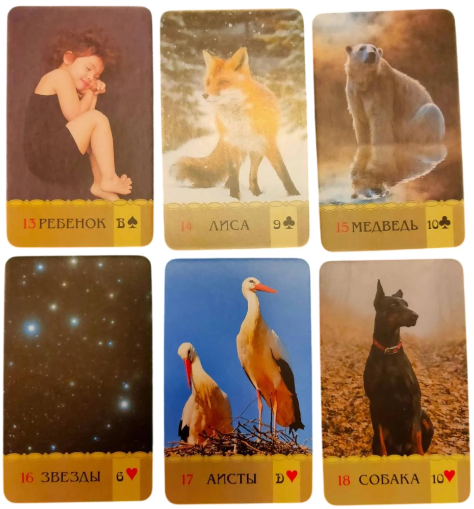 Tarot - Lenormani orakel Fusion (36 kaarti)