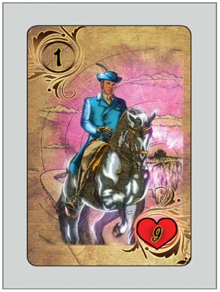 Tarot - Lenormandi Oraakel Kuldne Öökulli (kaardikomplekt 36 tk + juhend)