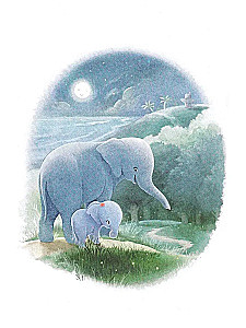Der Elefantenbaby, das einschlafen möchte. Ein Märchen zur Unterstützung der Eltern