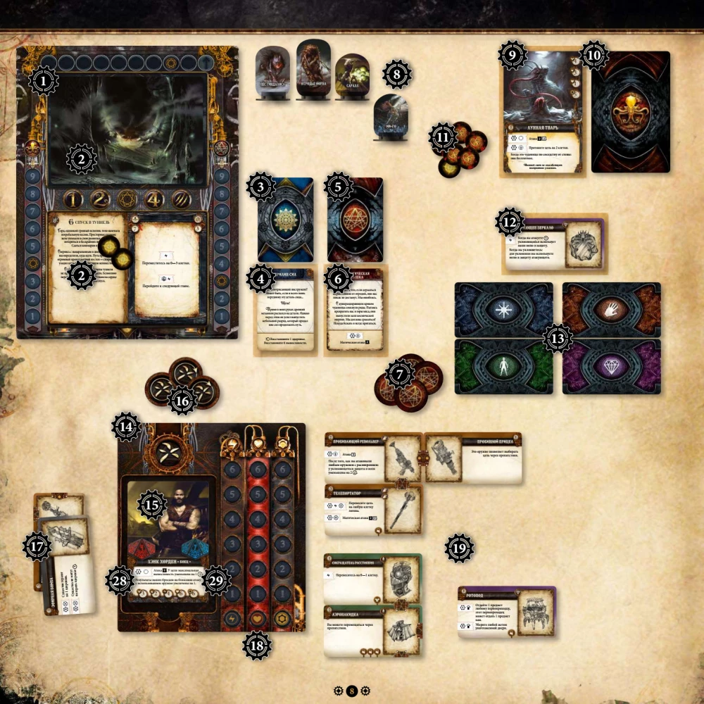 Board Game - Machina Arcana. Russian Edition