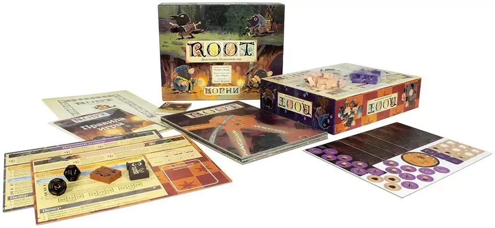 Tabletop Game - Root. Roots. Underworld (expansion)