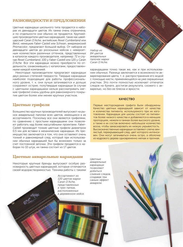 Zeichentechniken. Bleistift, Farbstifte, Kohle, Pastell, Tinte, Sanguine, Wachsmalstifte, Marker und mehr