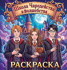 School of Witchcraft and Wizardry. Coloring Book