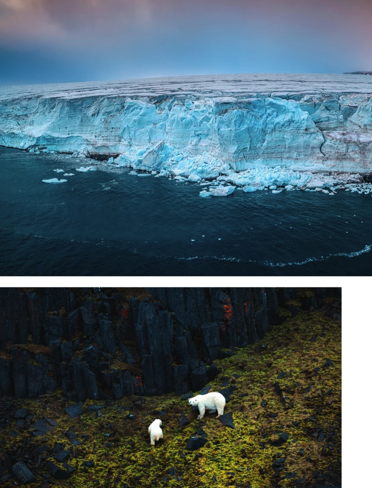 The Arctic Ocean. Franz Josef Land