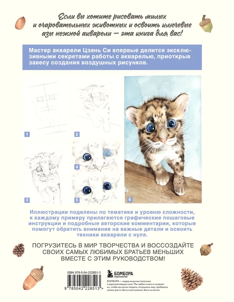 Piešime mielas gyvūnėlius! Žingsnis po žingsnio akvarelės vadovas pradedantiesiems