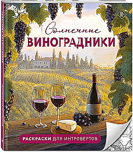 Sunny Vineyards. Coloring Books for Introverts