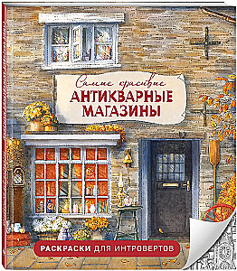 The Most Beautiful Antique Shops. Coloring Books for Introverts