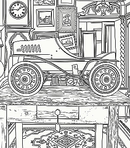 The Most Beautiful Antique Shops. Coloring Books for Introverts