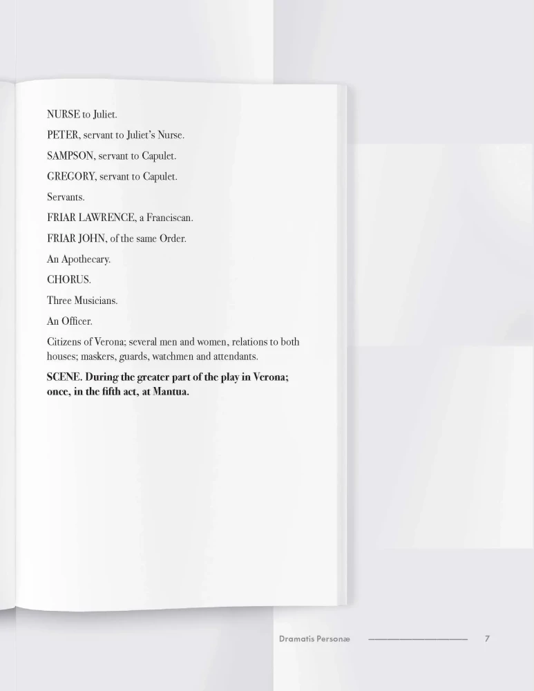 Romeo and Juliet. Detailed linguistic commentary with page-by-page translation of difficult words