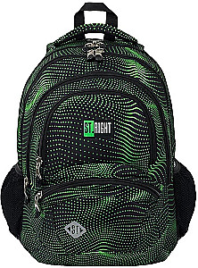 Rucksack mit vier Fächern - Green Halftone