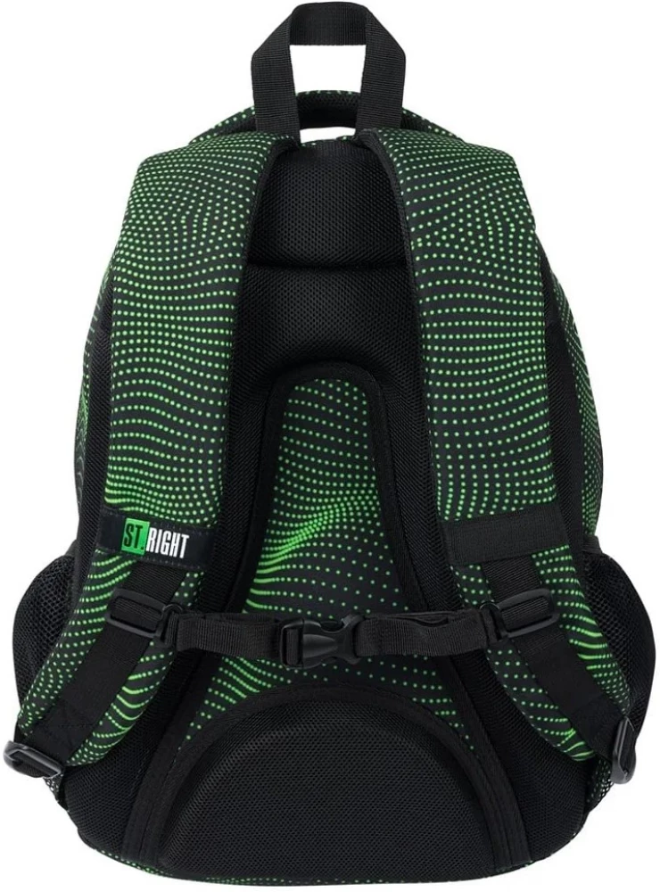Rucksack mit vier Fächern - Green Halftone