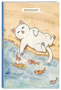 Notebook with a Cat. A Vacation from Worries (A5)