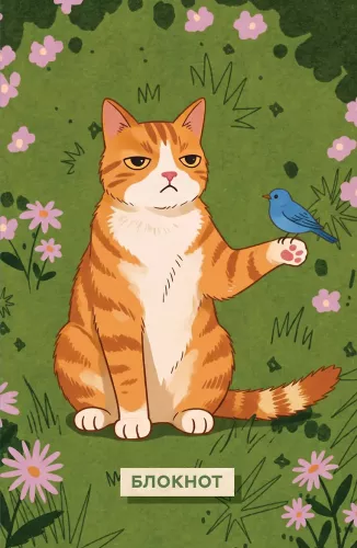 Notebook with a Cat. I Endure As Best I Can (A5)