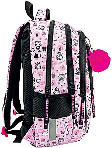 Rucksack mit vier Fächern - HELLO KITTY PINK