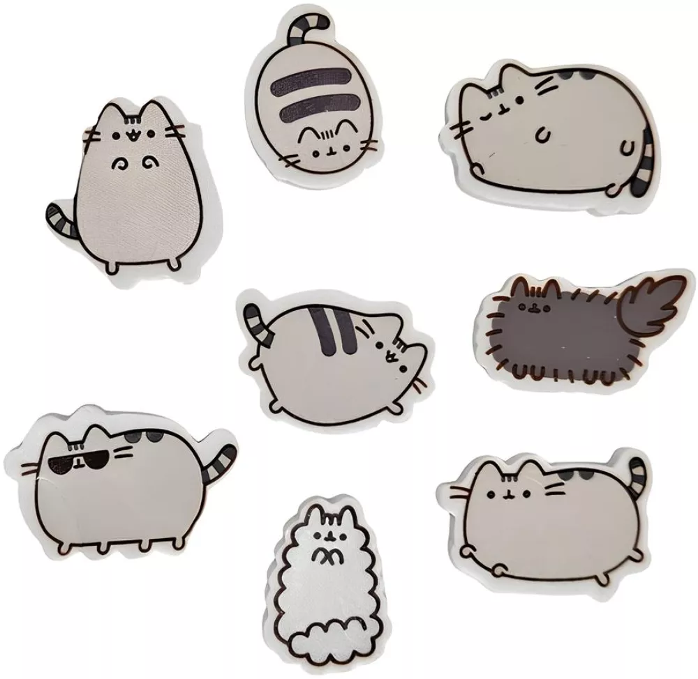 Zestaw gumek - Pusheen