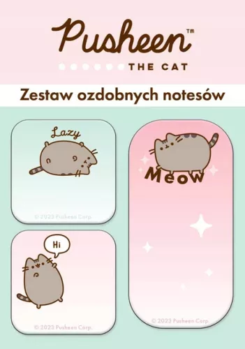 Набор стикеров для заметок - Pusheen