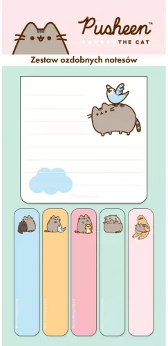 Набор стикеров для заметок - Pusheen