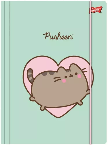 Папка A4 с резинкой - Pusheen Mint