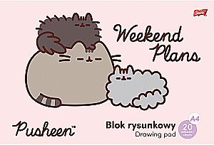 Piešimo albumas - PUSHEEN, A4, 20 lapų