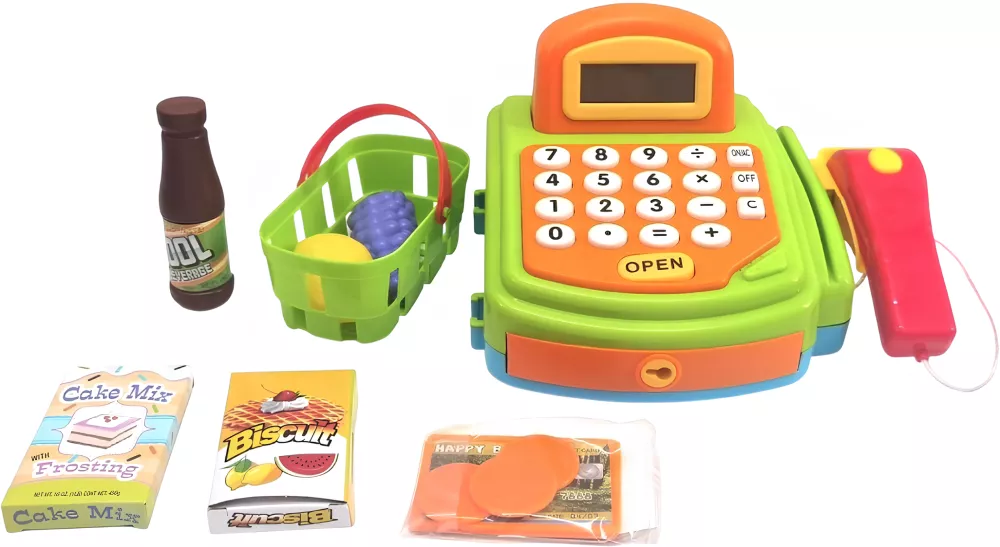 Spielset - Registrierkasse mit Zubehör für Burger Store