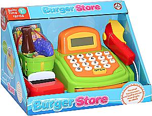 Spielset - Registrierkasse mit Zubehör für Burger Store
