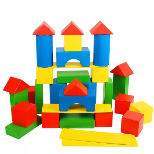 Tomik Floor Constructor (wooden: 33 pieces)