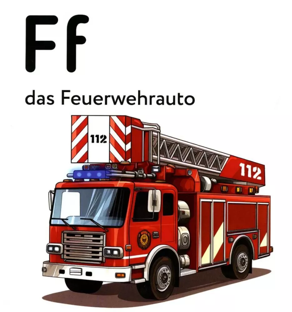 Das ABC Buch mit Fahrzeugen
