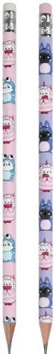 Grafitinė pieštukas su trintuku - KATĖS KIGURUMI, asortimentas