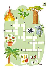 Crosswords. Plants