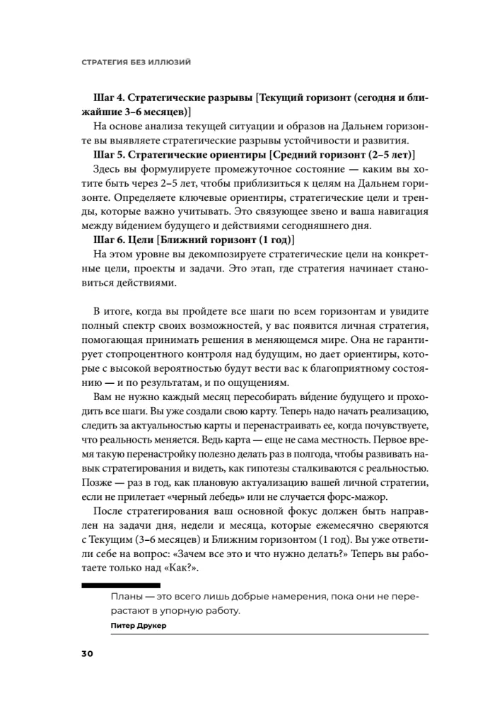 Strateegia ilma illusioonideta. Kuidas juhtida oma elu, et saavutada stabiilsust ja saavutada rohkem muutuvates tingimustes