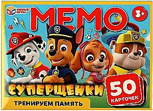 Настольная игра - Мемо. Суперщенки