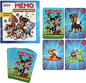 Настольная игра - Мемо. Суперщенки